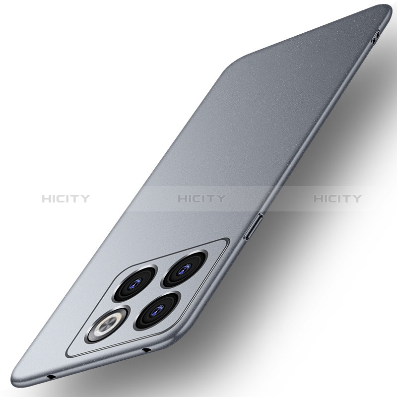 OnePlus 10T 5G用ハードケース プラスチック 質感もマット カバー OnePlus グレー