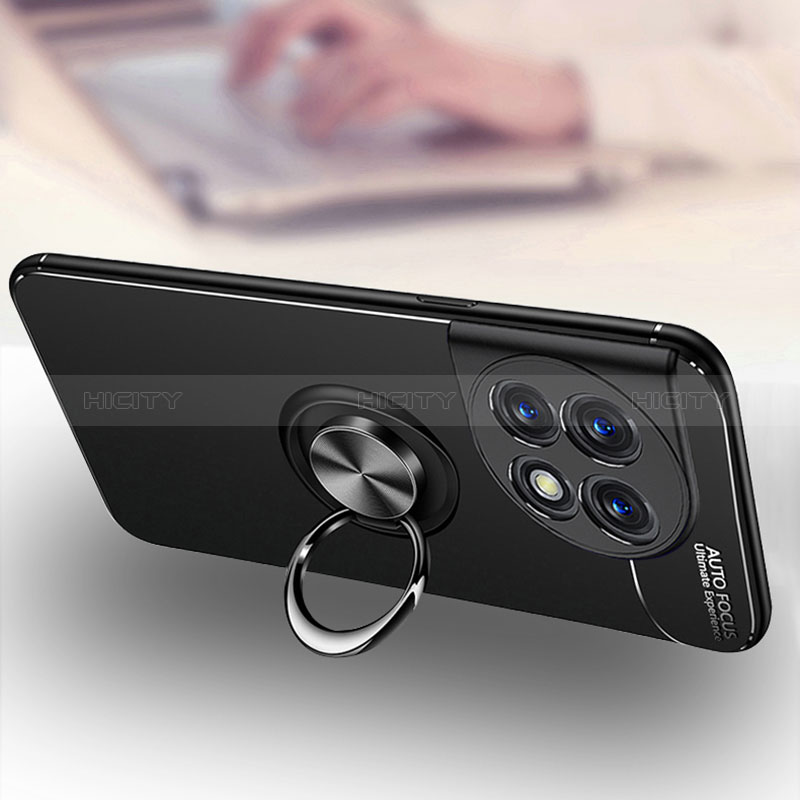 OnePlus 11 5G用極薄ソフトケース シリコンケース 耐衝撃 全面保護 アンド指輪 マグネット式 バンパー SD3 OnePlus 