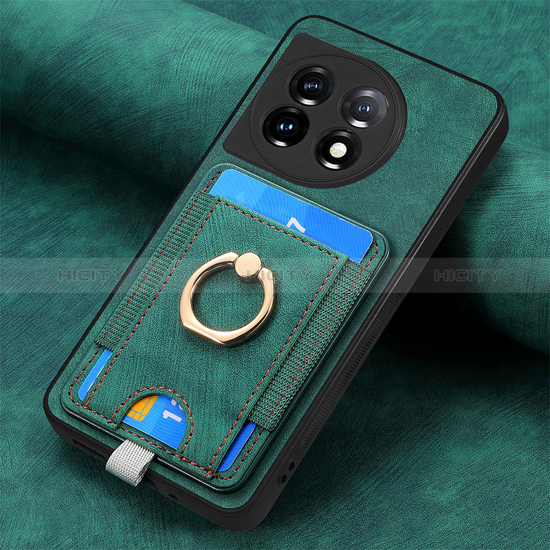 OnePlus 11 5G用シリコンケース ソフトタッチラバー レザー柄 カバー SD2 OnePlus 