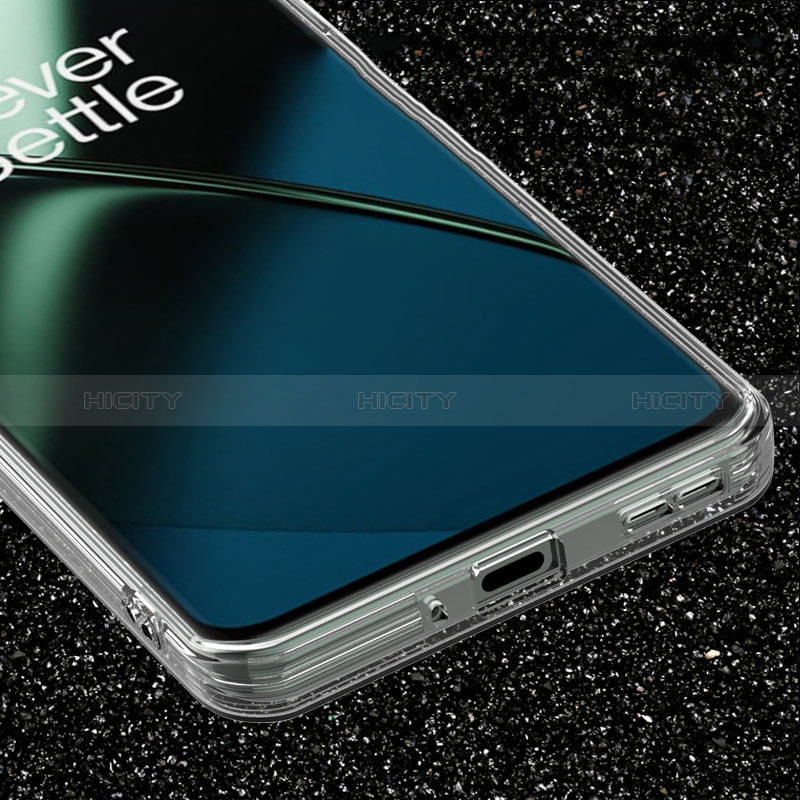 OnePlus 11R 5G用極薄ソフトケース シリコンケース 耐衝撃 全面保護 クリア透明 T06 OnePlus クリア