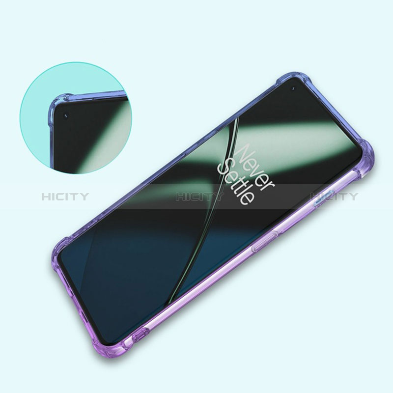 OnePlus 11R 5G用極薄ソフトケース グラデーション 勾配色 透明 OnePlus 