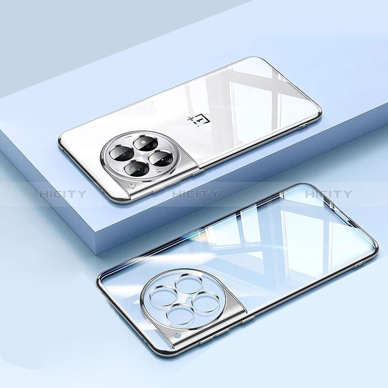 OnePlus 12 5G用極薄ソフトケース シリコンケース 耐衝撃 全面保護 透明 H01 OnePlus 