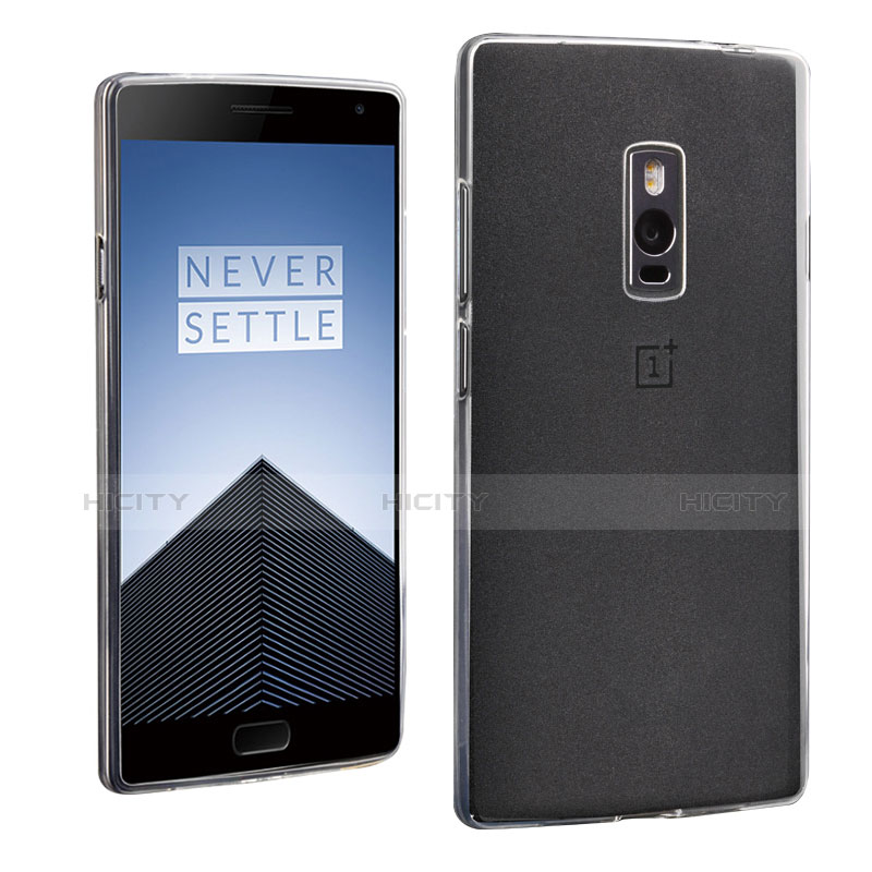 OnePlus 2用極薄ソフトケース シリコンケース 耐衝撃 全面保護 クリア透明 OnePlus クリア