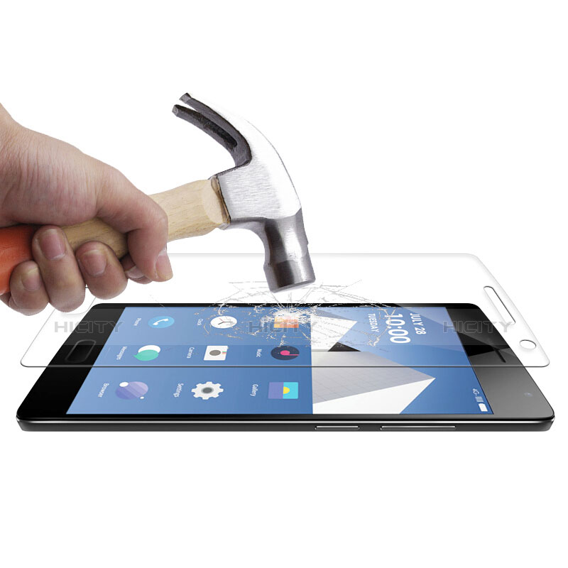 OnePlus 2用強化ガラス 液晶保護フィルム T02 OnePlus クリア