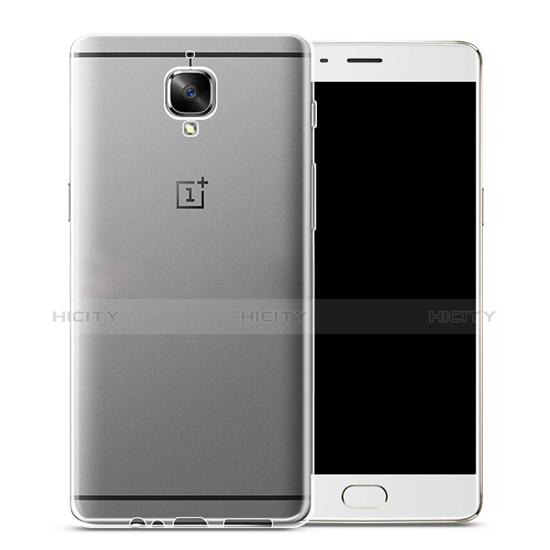 OnePlus 3用極薄ソフトケース シリコンケース 耐衝撃 全面保護 クリア透明 OnePlus クリア