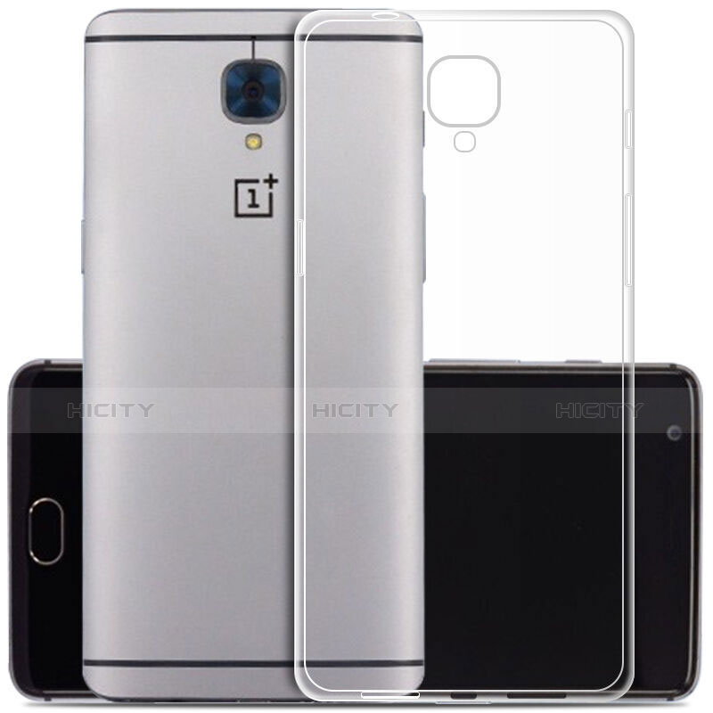 OnePlus 3用極薄ソフトケース シリコンケース 耐衝撃 全面保護 クリア透明 OnePlus クリア