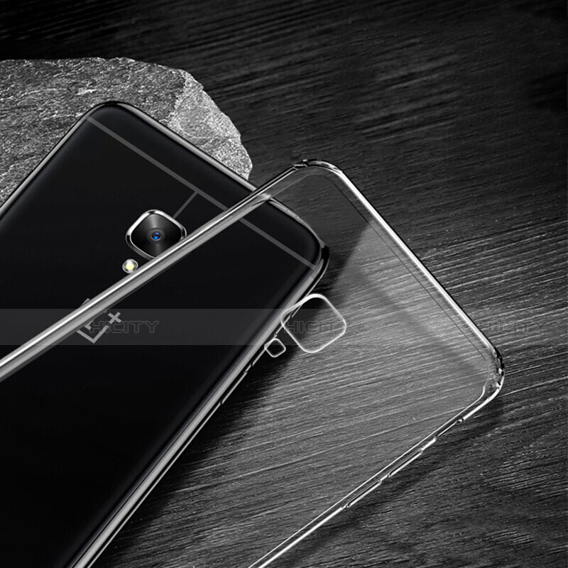 OnePlus 3用極薄ソフトケース シリコンケース 耐衝撃 全面保護 クリア透明 T02 OnePlus クリア