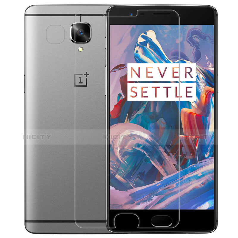 OnePlus 3用強化ガラス 液晶保護フィルム R02 OnePlus クリア