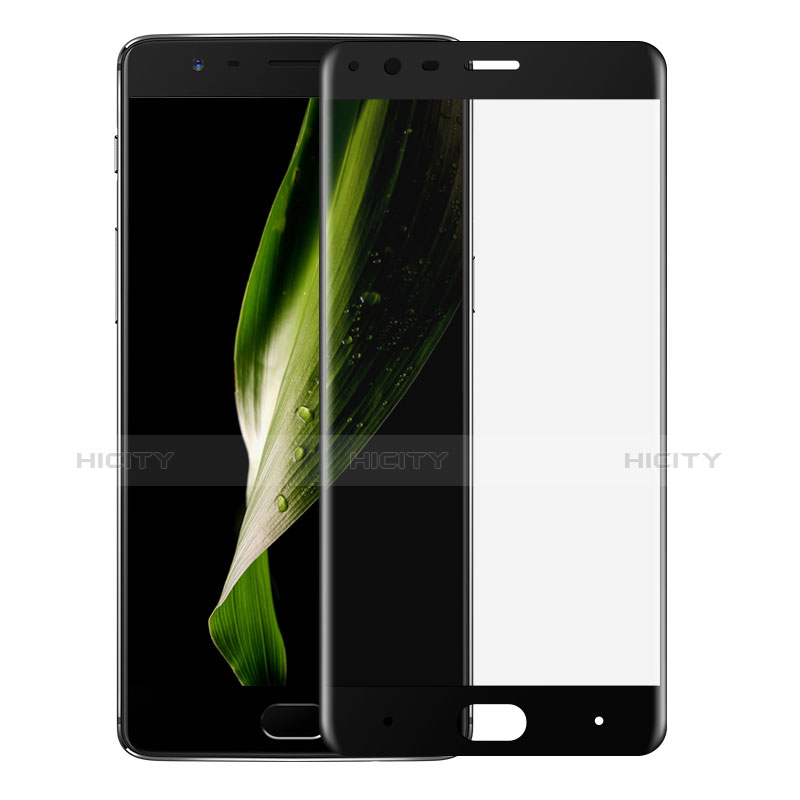 OnePlus 3用強化ガラス フル液晶保護フィルム F04 OnePlus ブラック