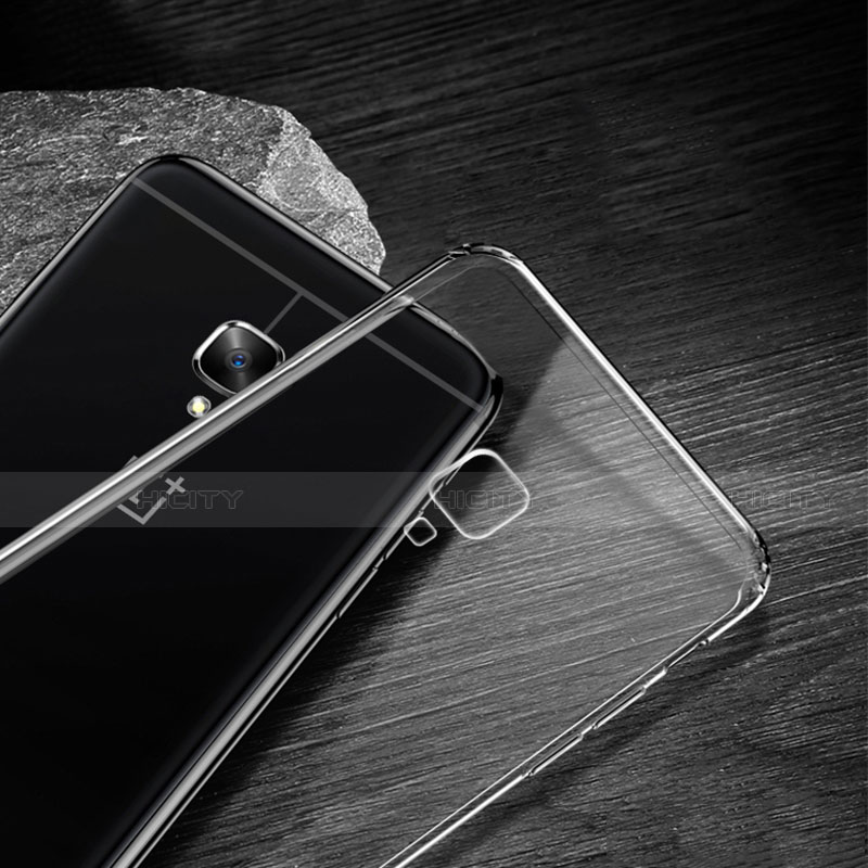 OnePlus 3T用極薄ソフトケース シリコンケース 耐衝撃 全面保護 クリア透明 T04 OnePlus クリア