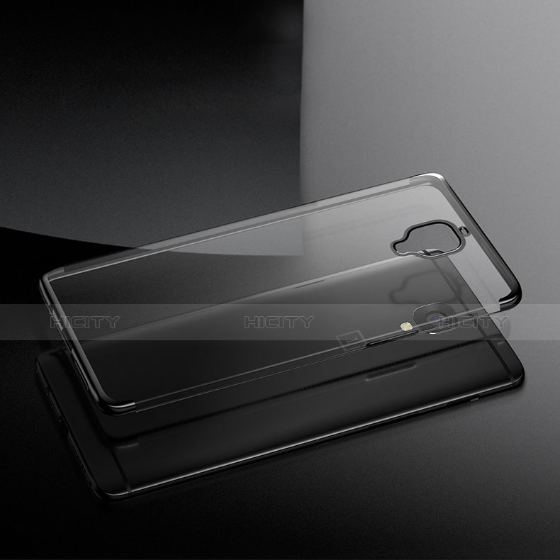 OnePlus 3T用極薄ソフトケース シリコンケース 耐衝撃 全面保護 クリア透明 T05 OnePlus グレー