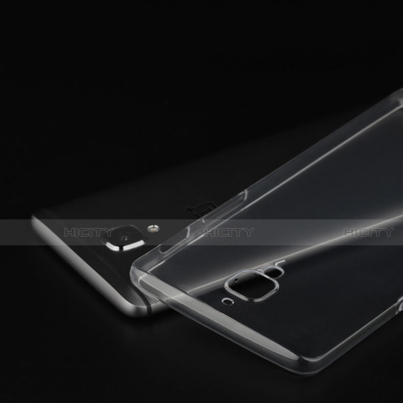 OnePlus 3T用極薄ソフトケース シリコンケース 耐衝撃 全面保護 クリア透明 T07 OnePlus クリア