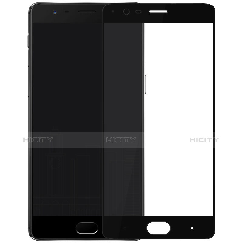 OnePlus 3T用強化ガラス フル液晶保護フィルム OnePlus ブラック