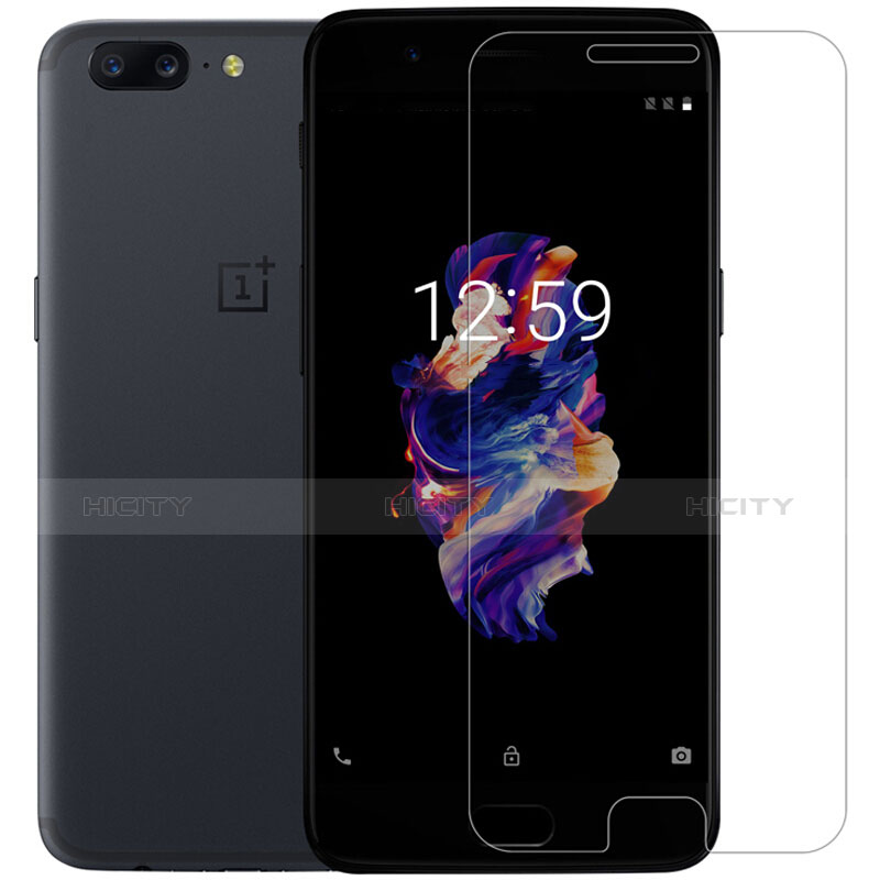 OnePlus 5用強化ガラス 液晶保護フィルム T07 OnePlus クリア