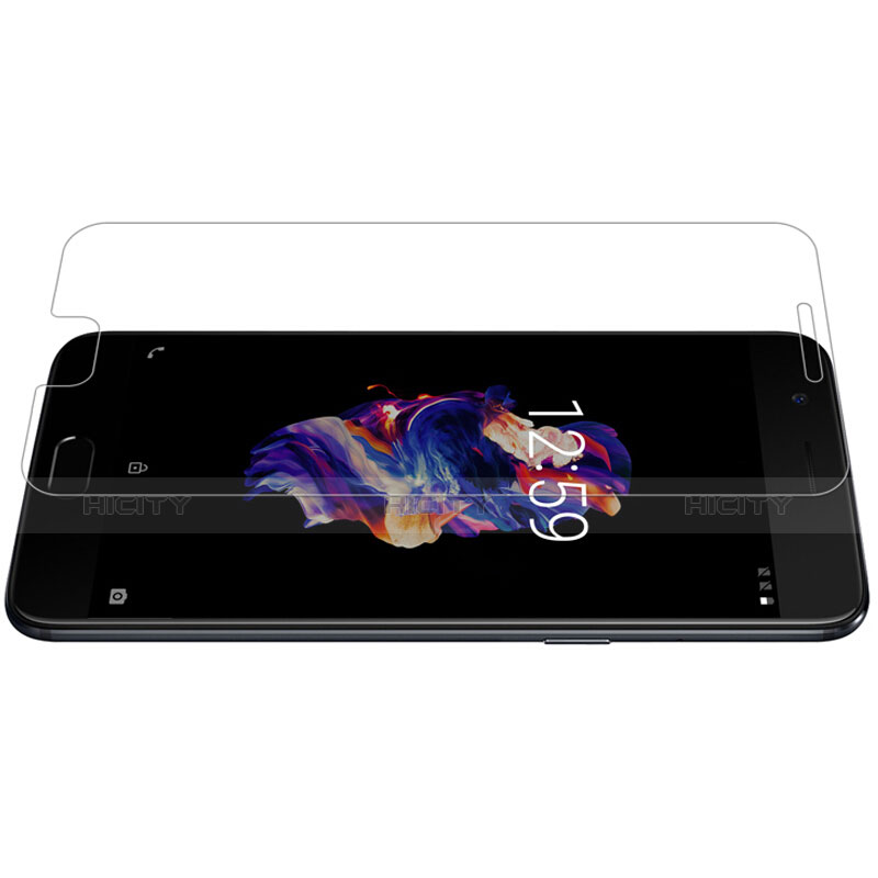 OnePlus 5用強化ガラス 液晶保護フィルム T07 OnePlus クリア