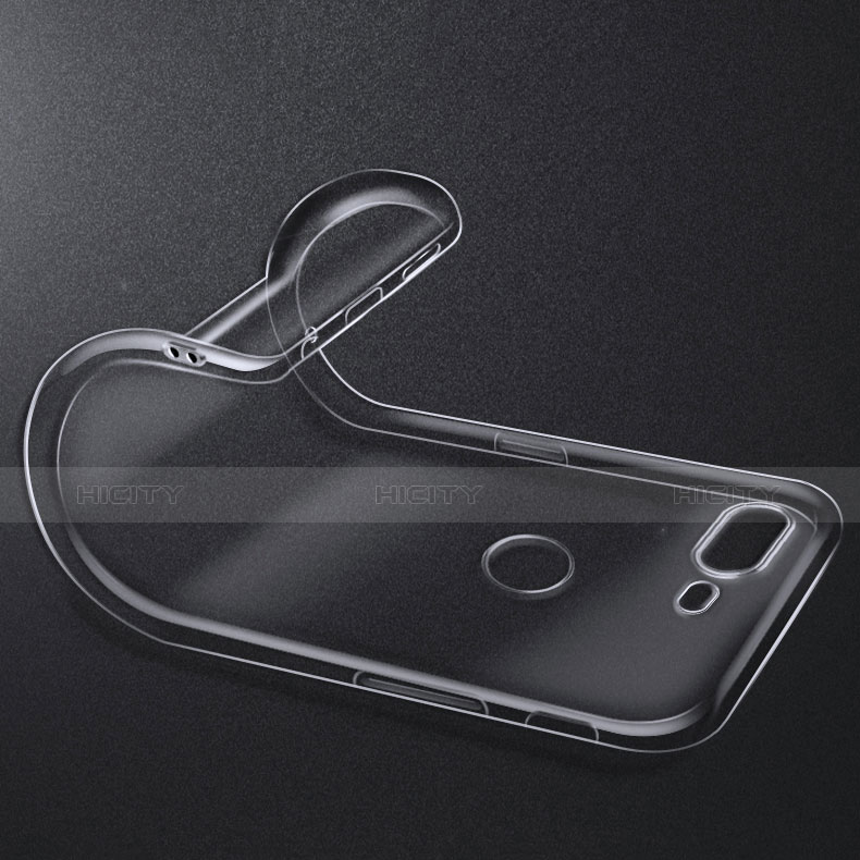 OnePlus 5T A5010用極薄ソフトケース シリコンケース 耐衝撃 全面保護 クリア透明 カバー OnePlus クリア