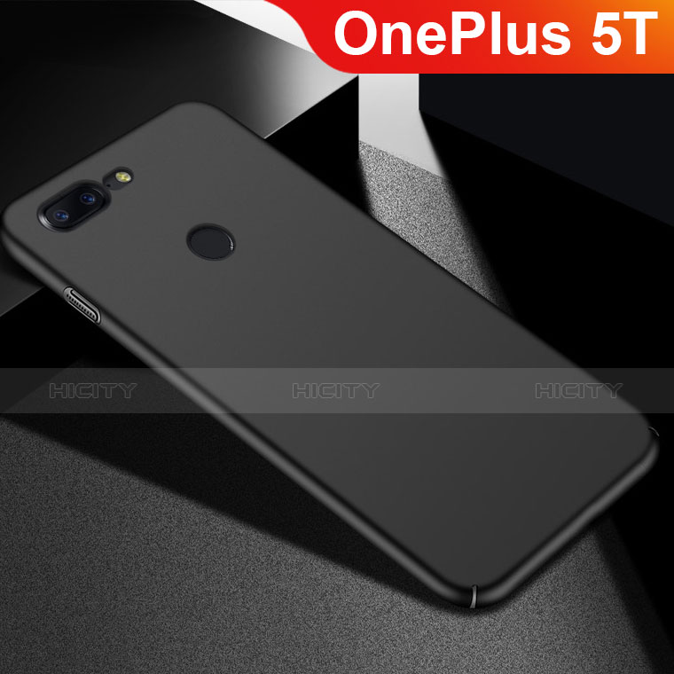 OnePlus 5T A5010用ハードケース プラスチック 質感もマット M05 OnePlus ブラック