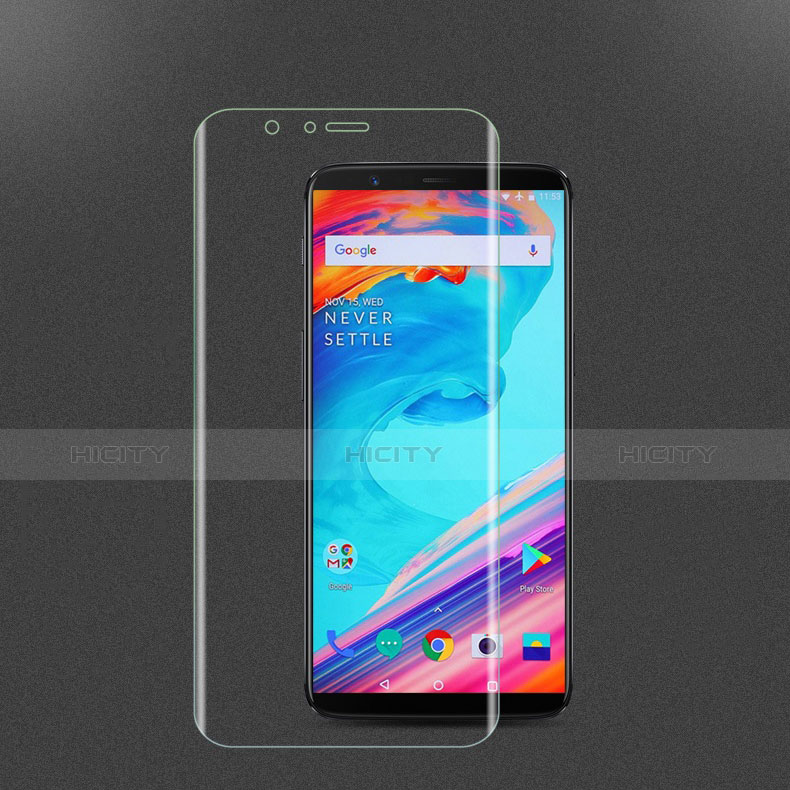 OnePlus 5T A5010用強化ガラス 液晶保護フィルム T01 OnePlus クリア