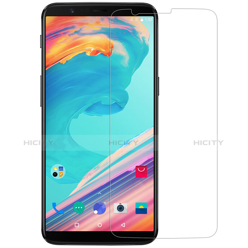 OnePlus 5T A5010用強化ガラス 液晶保護フィルム T03 OnePlus クリア