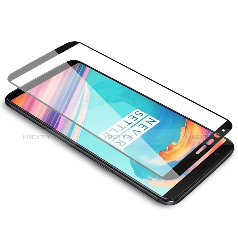 OnePlus 5T A5010用強化ガラス フル液晶保護フィルム F02 OnePlus ブラック