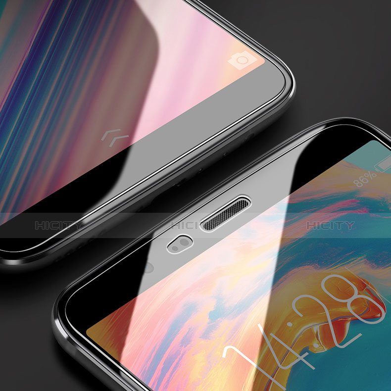 OnePlus 5T A5010用強化ガラス フル液晶保護フィルム F02 OnePlus ブラック