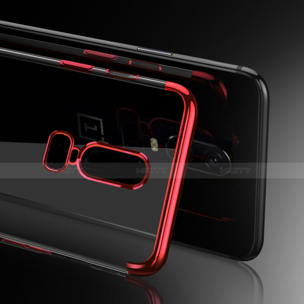 OnePlus 6用極薄ソフトケース シリコンケース 耐衝撃 全面保護 クリア透明 H03 OnePlus 