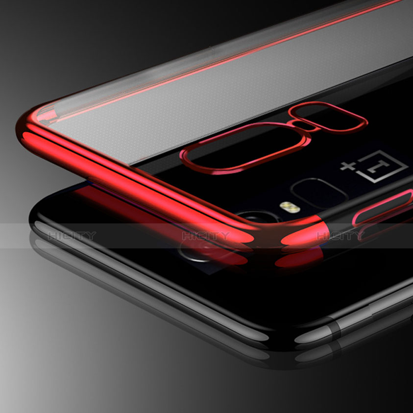 OnePlus 6用極薄ソフトケース シリコンケース 耐衝撃 全面保護 クリア透明 H03 OnePlus 