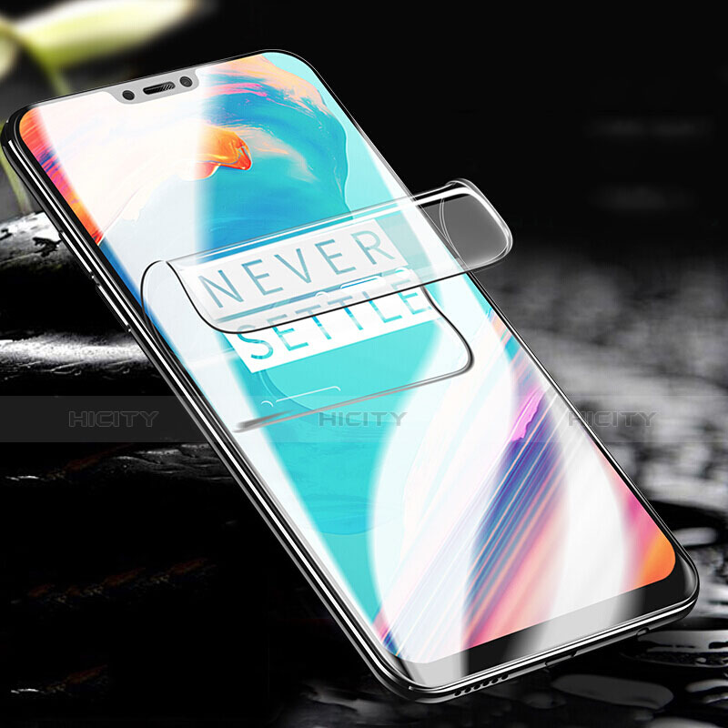 OnePlus 6用高光沢 液晶保護フィルム フルカバレッジ画面 F01 OnePlus クリア