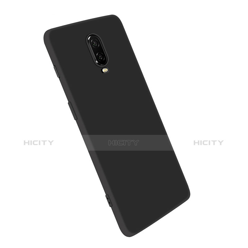 OnePlus 6T用極薄ソフトケース シリコンケース 耐衝撃 全面保護 S02 OnePlus ブラック