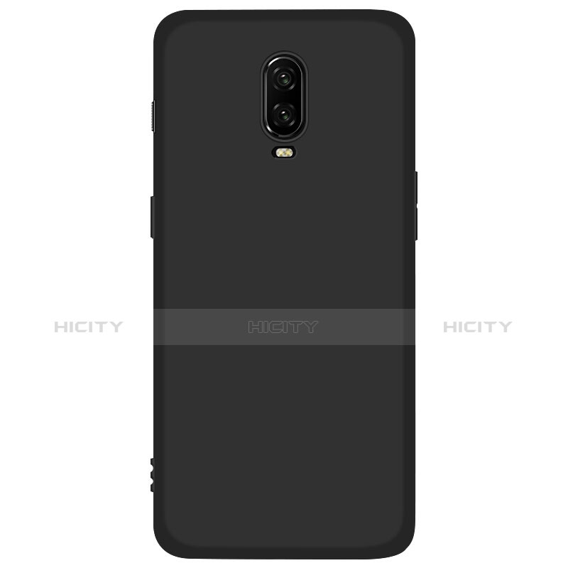 OnePlus 6T用極薄ソフトケース シリコンケース 耐衝撃 全面保護 S02 OnePlus ブラック