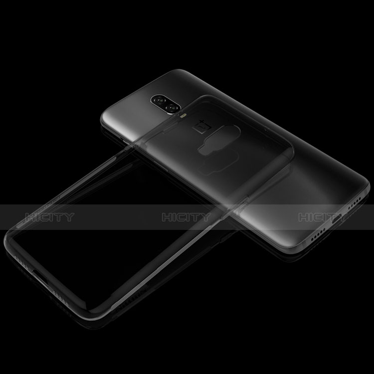 OnePlus 6T用極薄ソフトケース シリコンケース 耐衝撃 全面保護 透明 H02 OnePlus 