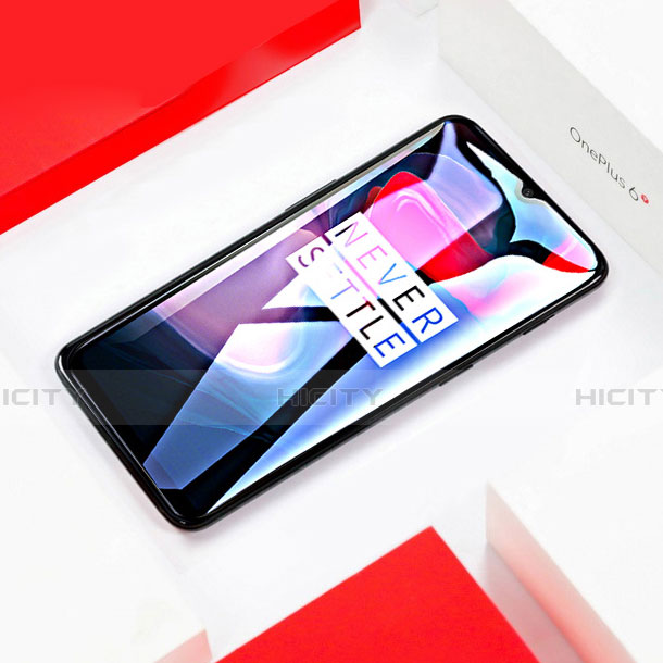 OnePlus 6T用強化ガラス フル液晶保護フィルム F03 OnePlus ブラック