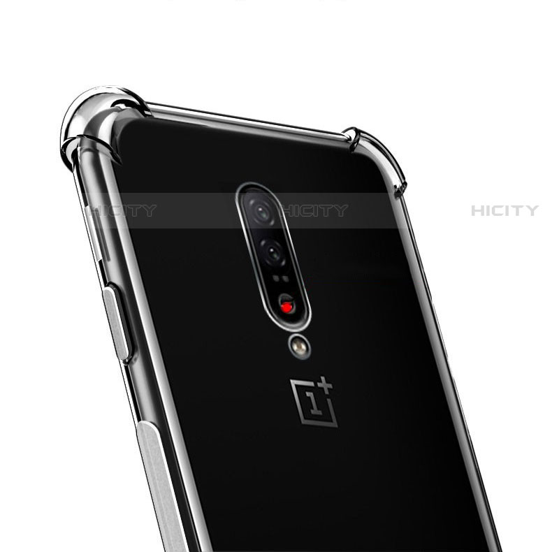 OnePlus 7 Pro用極薄ソフトケース シリコンケース 耐衝撃 全面保護 クリア透明 T02 OnePlus クリア