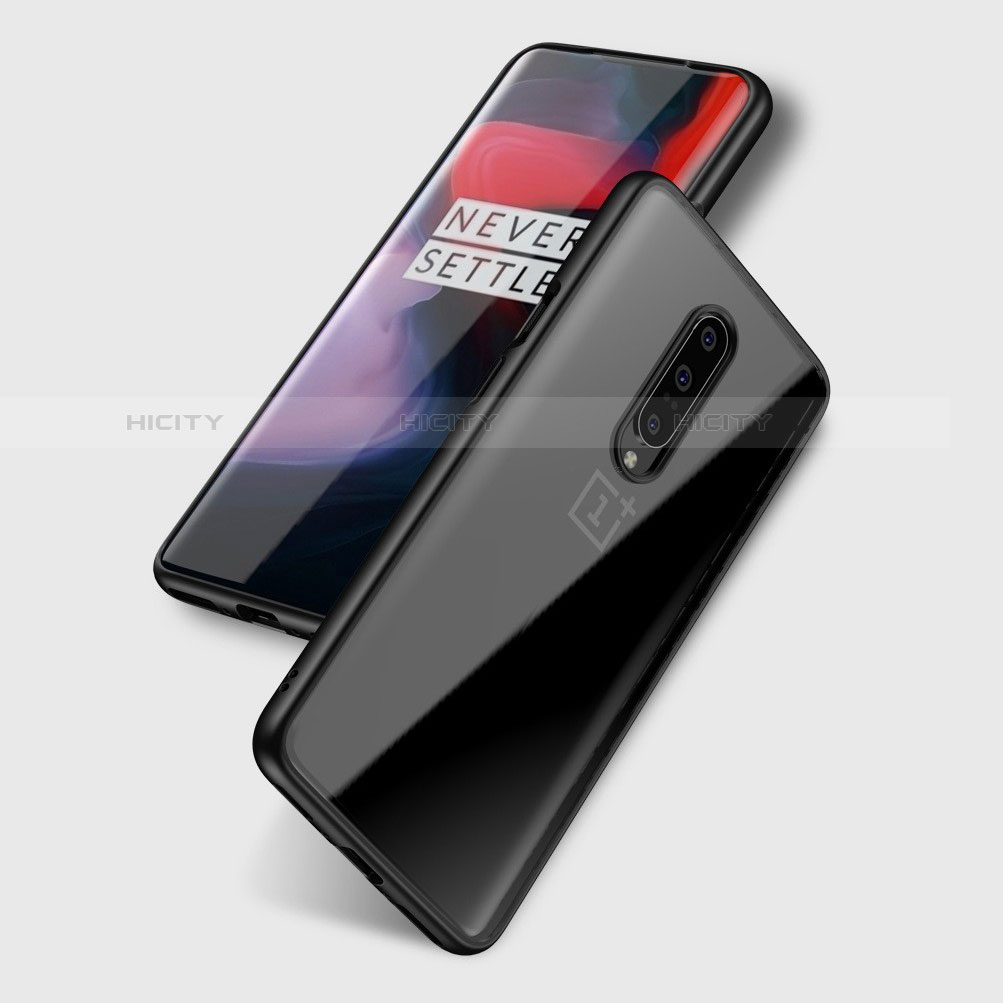 OnePlus 7 Pro用極薄ソフトケース シリコンケース 耐衝撃 全面保護 クリア透明 H01 OnePlus 