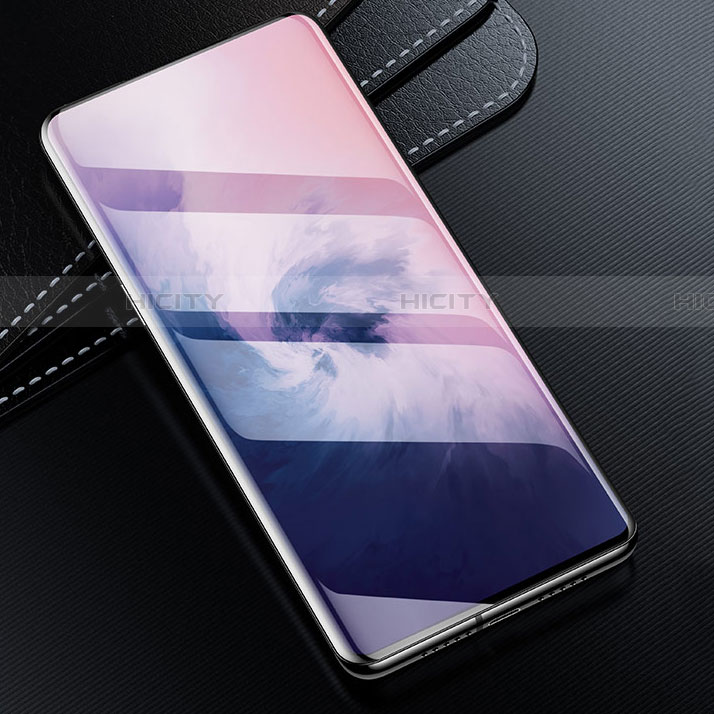 OnePlus 7 Pro用強化ガラス フル液晶保護フィルム F02 OnePlus ブラック