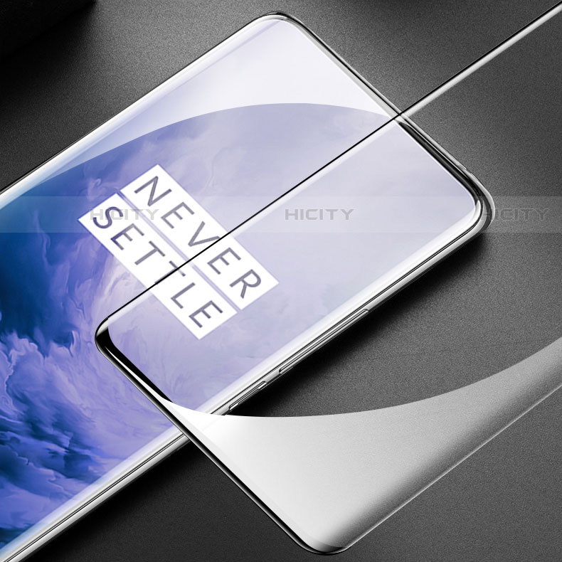 OnePlus 7 Pro用強化ガラス フル液晶保護フィルム F04 OnePlus ブラック
