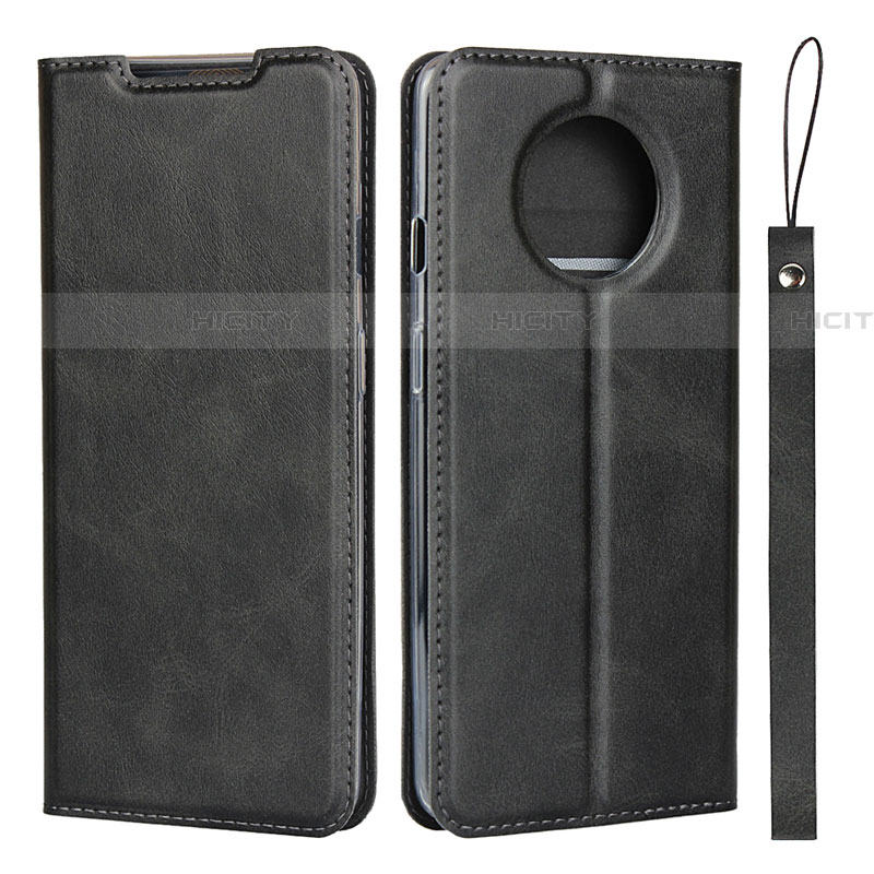 OnePlus 7T用手帳型 レザーケース スタンド カバー T03 OnePlus ブラック