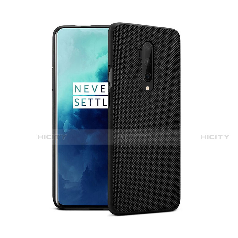 OnePlus 7T Pro 5G用360度 フルカバー極薄ソフトケース シリコンケース 耐衝撃 全面保護 バンパー OnePlus ブラック