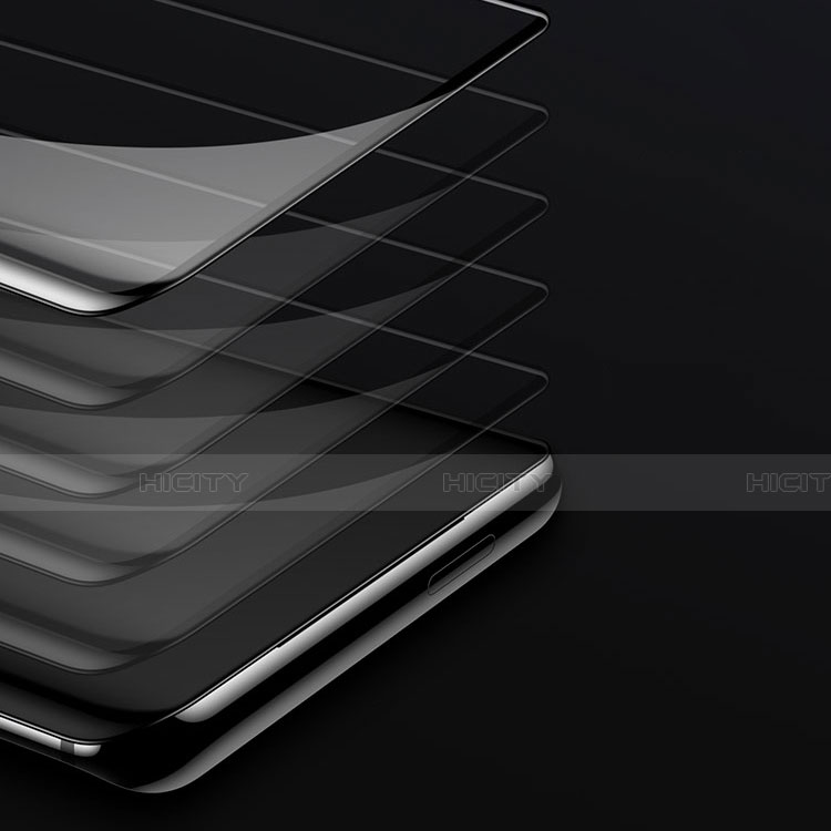 OnePlus 7T Pro 5G用強化ガラス フル液晶保護フィルム F02 OnePlus ブラック
