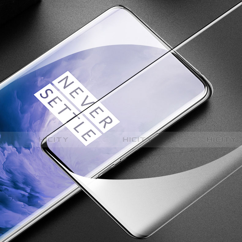 OnePlus 7T Pro 5G用強化ガラス フル液晶保護フィルム F04 OnePlus ブラック