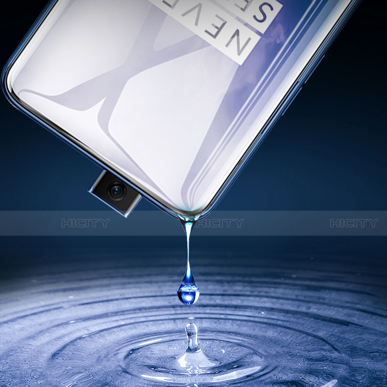 OnePlus 7T Pro 5G用強化ガラス フル液晶保護フィルム F05 OnePlus ブラック