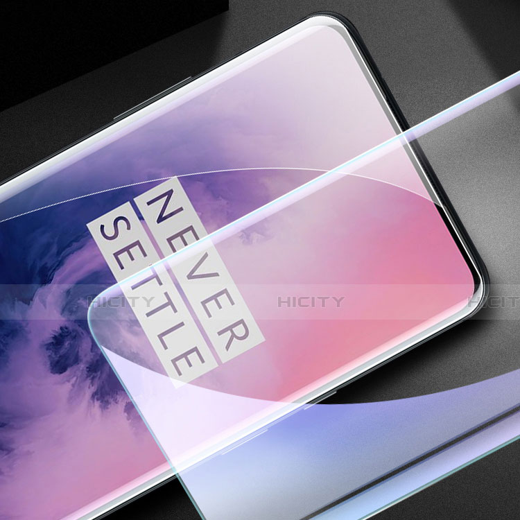 OnePlus 7T Pro 5G用高光沢 液晶保護フィルム フルカバレッジ画面 OnePlus クリア
