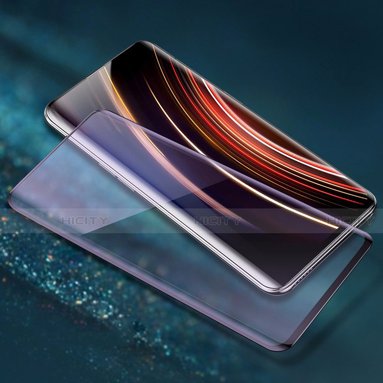 OnePlus 7T Pro 5G用強化ガラス フル液晶保護フィルム F07 OnePlus ブラック