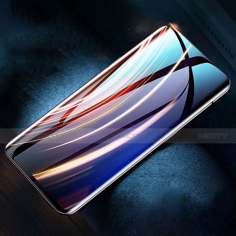 OnePlus 7T Pro 5G用強化ガラス フル液晶保護フィルム F07 OnePlus ブラック