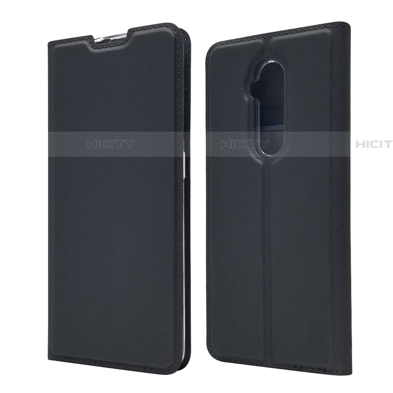 OnePlus 7T Pro用手帳型 レザーケース スタンド カバー T07 OnePlus ブラック