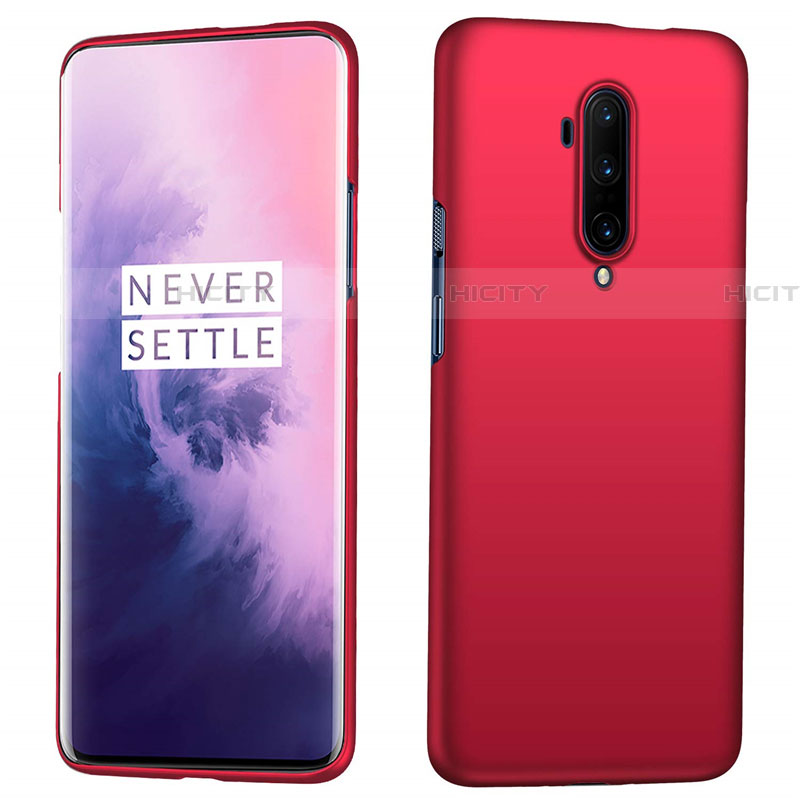 OnePlus 7T Pro用ハードケース プラスチック 質感もマット カバー P04 OnePlus レッド