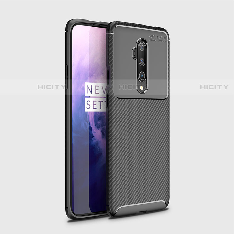 OnePlus 7T Pro用シリコンケース ソフトタッチラバー ツイル カバー OnePlus 