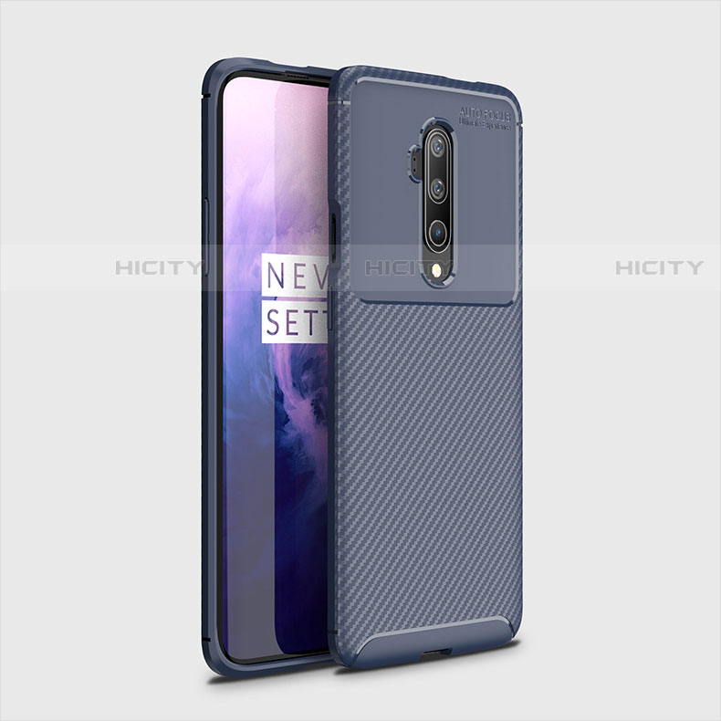 OnePlus 7T Pro用シリコンケース ソフトタッチラバー ツイル カバー OnePlus 