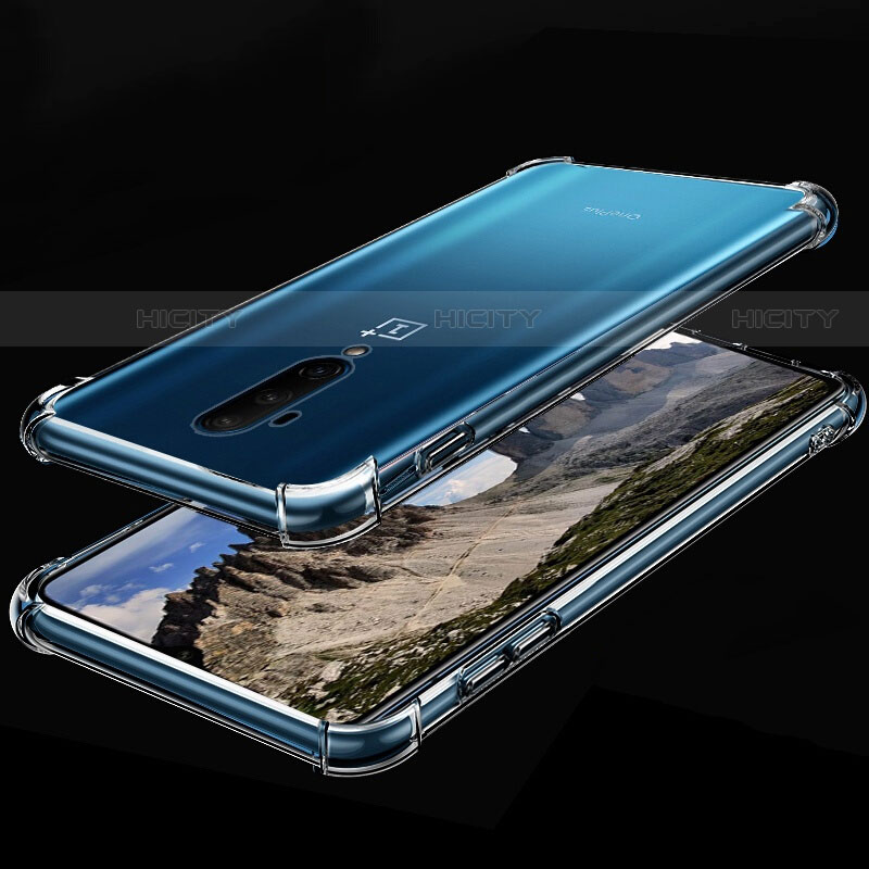 OnePlus 7T Pro用極薄ソフトケース シリコンケース 耐衝撃 全面保護 透明 H02 OnePlus 