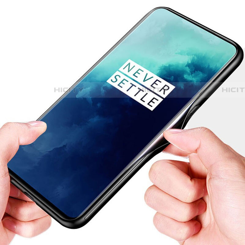 OnePlus 7T Pro用ハイブリットバンパーケース プラスチック 鏡面 カバー T01 OnePlus 